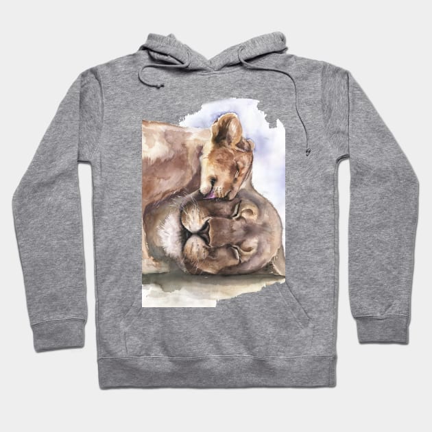 Lions #3 Hoodie by Kira Balan